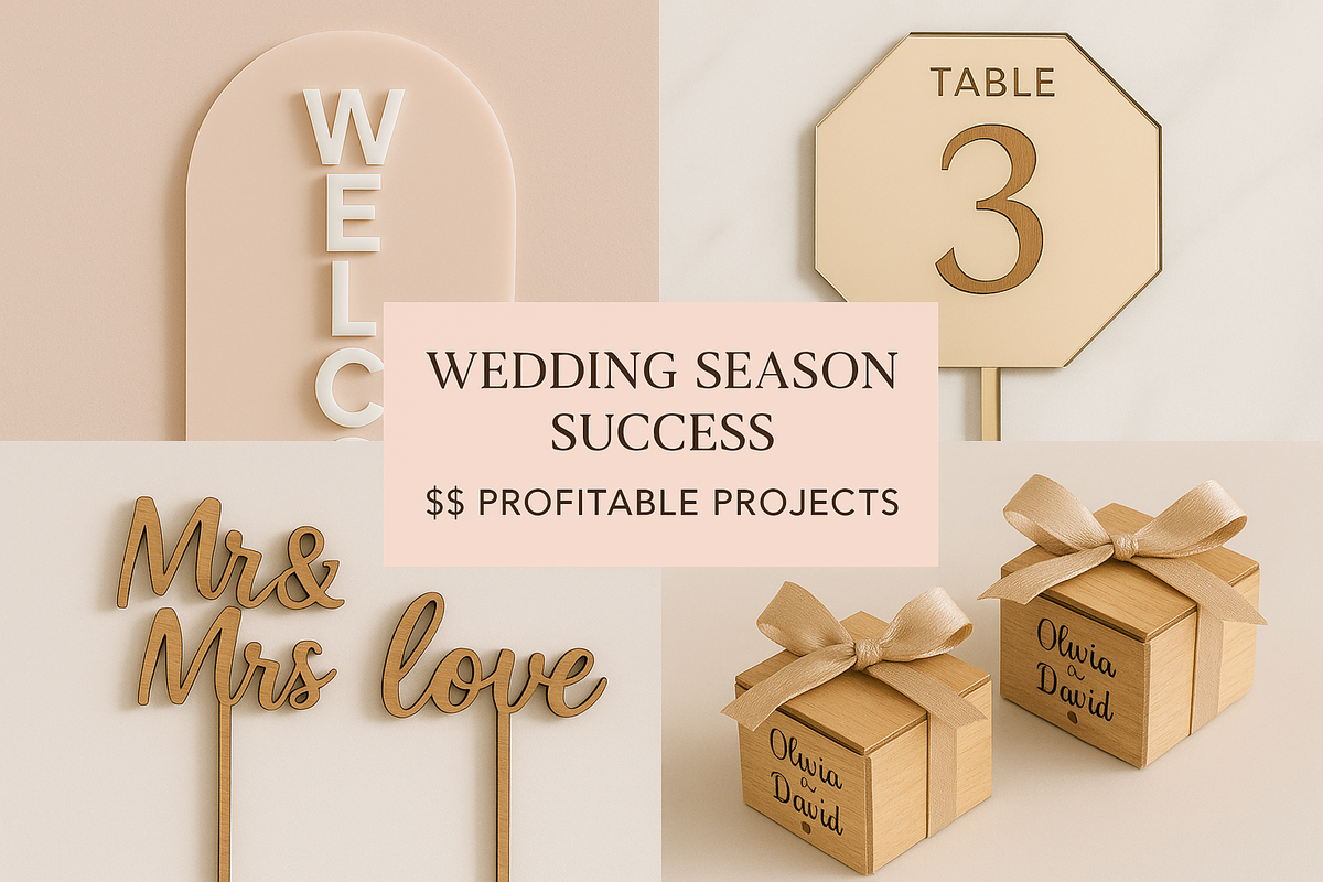 Wedding Season Success: 15 Laser-Engraved Projects Couples Actually Want